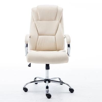 China Anji Executive Customized Office Chair (Height) Seat PU High Swivel Office Chair Adjustable Modern Leather Back Leather Office Chair for sale