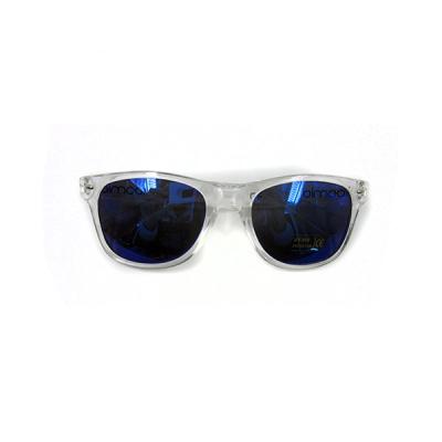 China 2021 Hot Selling Men's Transparent Frame Sunglasses Sports Sunglasses With Mirror Lens for sale