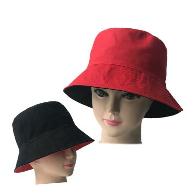 China Wholesale Fashion Reversible Designed Canvas Outdoor Bilateral Summer Cotton Hat Unisex Adult Reversible Fisherman Bucket Hat for sale