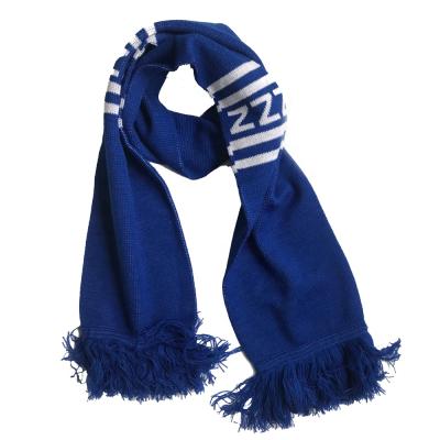 China Wholesale Outdoor Jacquard Double Layer Thickness Knitted Acrylic Winter Knitted Long Scarf for sale