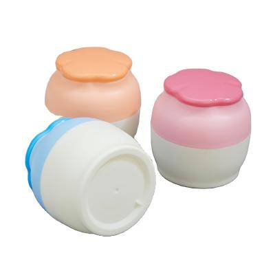 China 50g Children's Skin Care Cosmetic PP Plastic Cosmetics Packaging Unique Jar Hand Cream Bottle for sale