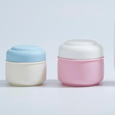 China B010 Cosmetic Cream Jar Kids Jar Containers Wholesale Cosmetic Plastic Packaging Cream Containers Can Customized Color for sale