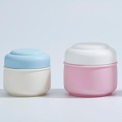 China B010 Cosmetic Cream Jar Kids Jar Containers Wholesale Cosmetic Plastic Packaging Cream Containers Can Customized Color for sale