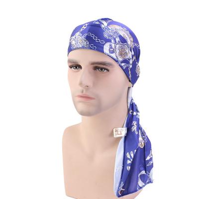 China Custom Silk Bonnets And Durags Satin Duragesic Bonnets Master Packing Designer Durags for sale