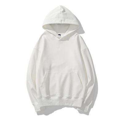 China Drop shoulder fashion sweatshirt solid color anti-pilling custom copy quality hoodie for sale