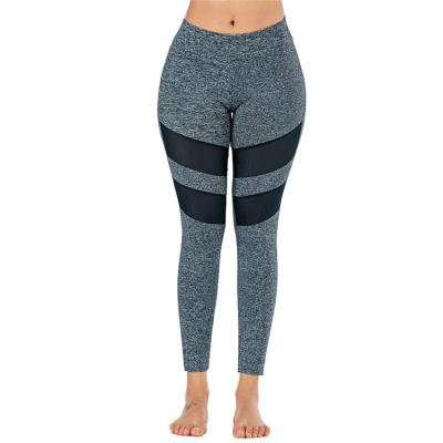 China Top Selling Newest Design Polyester Spandex Women Yoga Pants High Waist Anti-Static Yoga Gaiters for sale