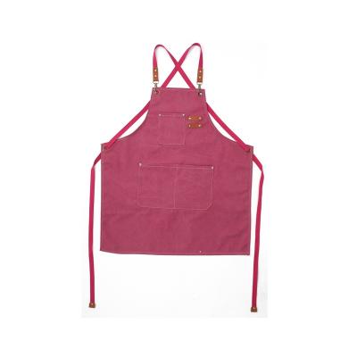 China Factory Wholesale Chef Apron Custom Logo Canvas Apron Modern Professional Anti-fouling Apron for sale