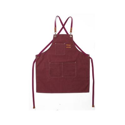 China Direct Logo Chef Aprons Kitchen Cooking Custom Apron Factory Canvas Cooking Anti-Clogging for sale