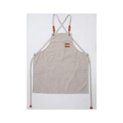 China Manufacturer Apron Manufacture Cotton Professional Anti-fouling Canvas Apron Kitchen Apron for sale