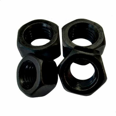 China Heavy Industry Hex Nut With Black Oxide Grade 8 Thread 10 12 DIN934 Fine Thread Coarse for sale