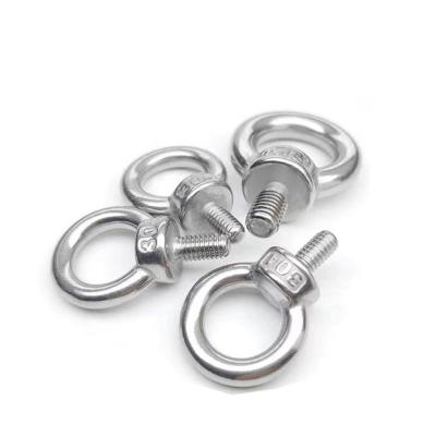 China For Easy Install/Use Corrosion Resistance 304 Stainless Steel Eye Bolt Ring Screw M6 Eye Max Lift Screw for sale