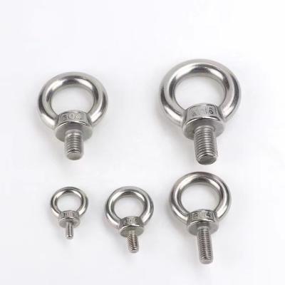 China For Easy Install / Use Corrosion Resistance Eye Bolt M16 Max Stainless Steel 304 / 316 Marine Lifting Screw Eye Bolts for sale