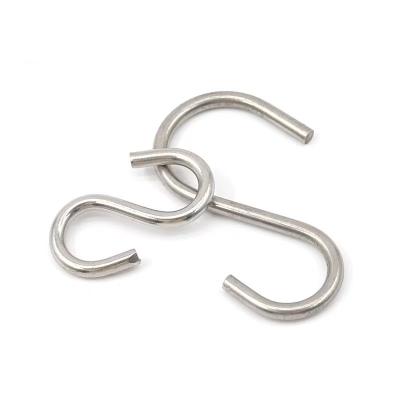 China Heavy Industry High Quality Kitchen Stainless Steel Clothes Hanger Home S Shaped Hook for sale