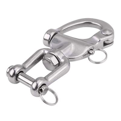 China Heavy Industry 304/316 Stainless Steel Marine Hardware Swivel Jaw Eye Snap Snag For Sailboat for sale