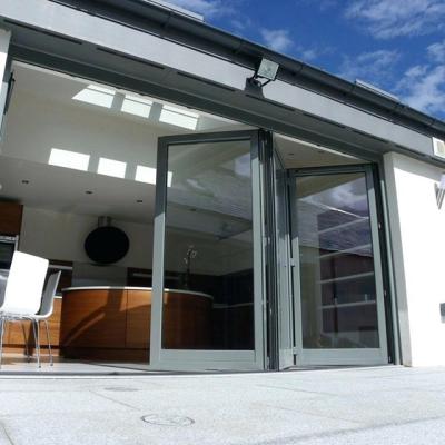 China Cheap Price Sound Insulation And Heat Insulation Double Glass Folding Aluminum Patio Doors From China Manufacturer for sale