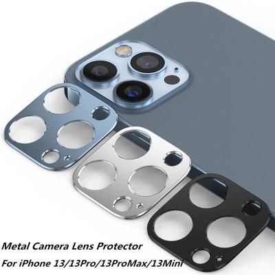 China Anti-scratch for iPhone 13 Metal Camera Lens Cover for pro 12 11 pro Max Mini Case Back Aluminum iPhone 13 Metal Camera Lens Protector for sale