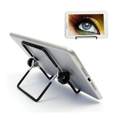 China Flexible Portable Adjustable Metal Stand Foldable Stand For iPad/Samsung for sale