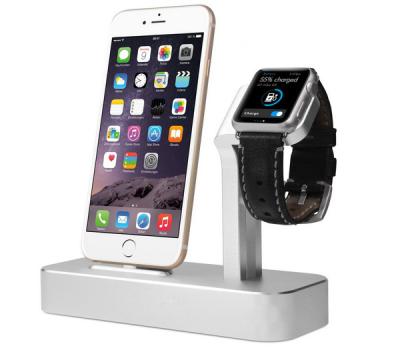 China For Apple Watch /iPhone5/6/6 plus 7/7 plus Aluminum Charger Stand Holder for Apple Watch for iPhone, Charging Dock for iPhone7/6s/6s plus for sale