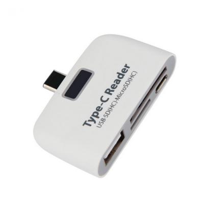 China 3 in 1 Type C TF Card Reader Card Reader USB 3.1 Adapter, 3 in 1 Type-C OTG Adapter for MEIZU/Huawei P9 Newer Macbook for sale