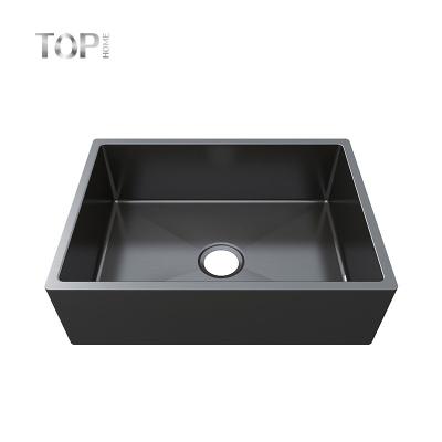 China Modern Hotel Bathroom Single Bowl Black Sinks Modern Countertop Hand Wash Basin Sink for sale