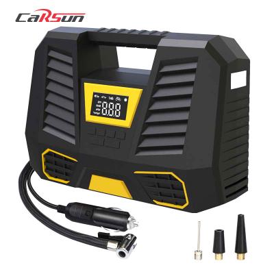 China CARSUN Multi-Funtion 180802 Durable Portable 150 PSI Electric Car Tire Inflator for Mini Digital Car Tire Inflator Electric Compressor for sale