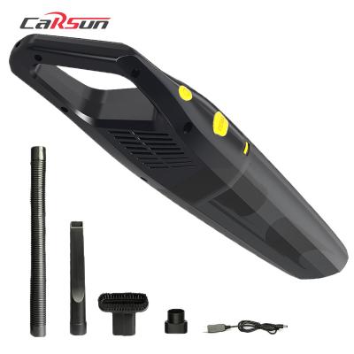 China CARSUN DC12V Mini Hand HEPA Wire Vacuum Cleaner Multi-funtion Portable Car Wet and Dry Tools for sale