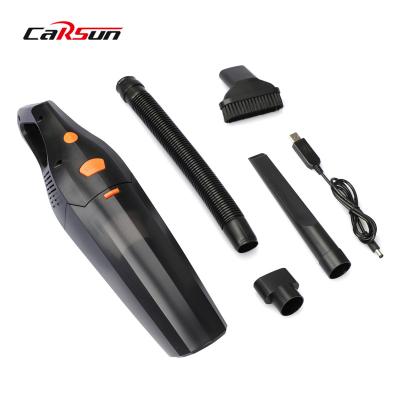 China New CARSUN Rechargeable Wireless Car Vacuum Cleaner China-chic Portable Handheld Electric Car Vacuum Cleaner en venta