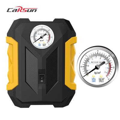 China CARSUN C1399001Power Tiger Car Tire Inflator Emergency 12V Portable Auto Car Tire Compressor Air Compressor Tire Inflators Portable Air Compressor for sale