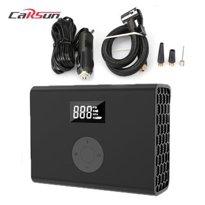 Chine Carson Mini Auto Electric Air Pump Emergency Multi-Funtion Tools With Led Car 12V Lightweight Portable Air Compressor à vendre