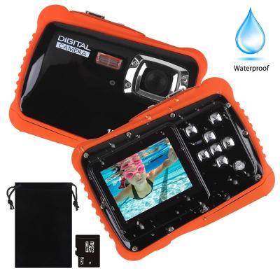 China 2019 Cheap Wholesale High Quality Custom Kids Camera 8x Digital Zoom Full HD 12M Cheap Underwater Camera for sale