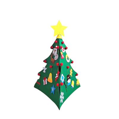 China Good Quality Wholesale Customized Felt Floral Decorations Felt Christmas Tree for sale