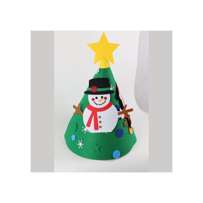 China Latest Design Top Quality Felt Light Mini Small Felt Christmas Tree for sale