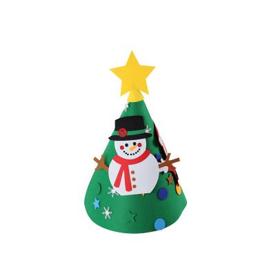 China Wholesale Customized Modern Table Top Felt Decorations Good Quality Felt Christmas Tree for sale