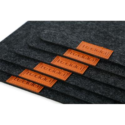 China Stocked Non Slip Place Mat, Washable Place Mat, Felt Place Mat Set for sale