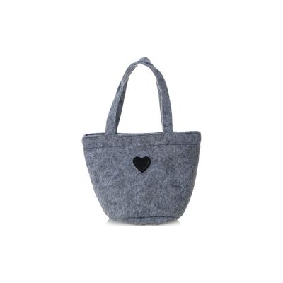 China Fashion Quality Portable Goods Felt Material Wholesale Retro Felt Shopping Bags for sale