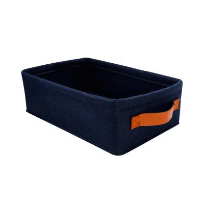 China Sustainable High End High End Sales List New Eco Friendly Felt Storage Basket for sale