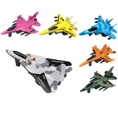 China Wholesale Diecast Toy Camouflage Pull Back Model Toy Metal Die Cast Airplane for sale