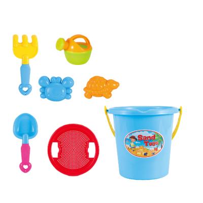 China Ourdoor Toy Summer Outdoor Toys 7PCS Beach Set Kids Toys Sand Bucket Beach Toy for sale