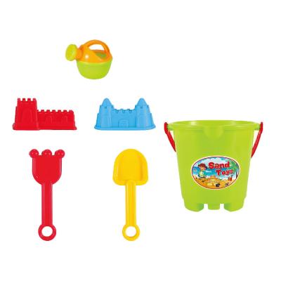 China Entertainment Toys Hot Sale Plastic Beach Toy Buckets Set For Kids 6pcs Combination Kids for sale