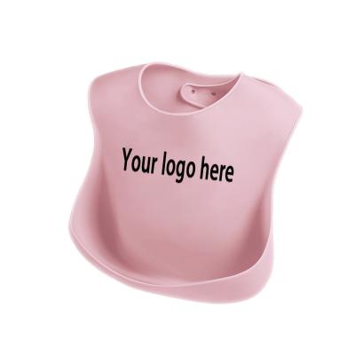 China Rainbow Bib Antibacterial Elasticity Antibacterial Elasticity BPA OEM Waterproof Bibs Silicone Free Easy Clean Waterproof Custom Feeding Baby for sale