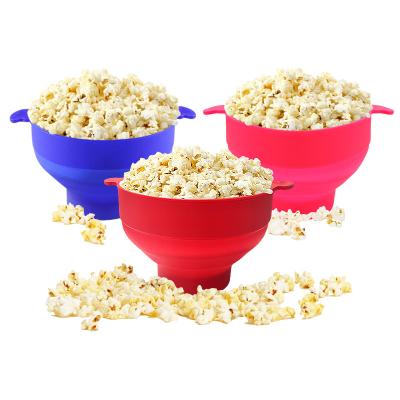 China Eco-friendly Maker Hot Air Microwave Collapsible Household Popcorn Popcorn Making Machines Silicone Popcorn Popper for sale