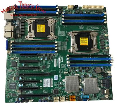 China NONE NONE X10DRH-CLN4 for Supermicro Motherboard LGA2011 E5-2600 v4/v3 Family DDR4 Quad 1GbE LAN SAS3 (12Gbps) for sale