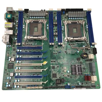 China Server/Workstation Server/Workstation EP2C612 WS For ASROCK Server Workstation Motherboard Dual Socket LGA 2011 R3 Support E5-2600 V3/V4 Series DDR4 for sale