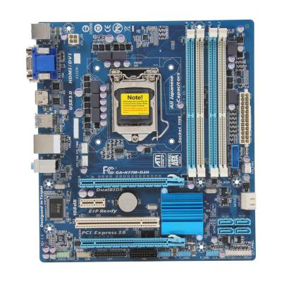 China Desktop Desktop GA-H77M-D3H For Gigabyte H77M-D3H H77 LGA 1155 DDR3 32G SATA3 Micro-ATX Desktop Motherboard PC High Quality Fast Ship for sale