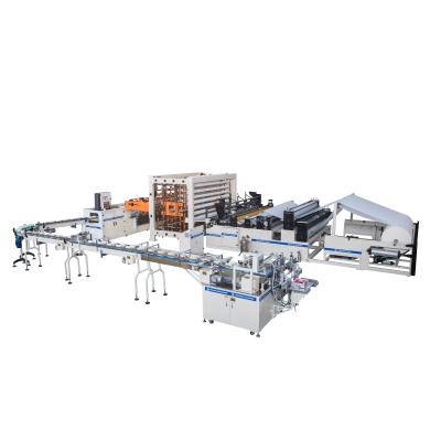 China Factory CDH-2600-YQ Full Auto Toilet Paper Machine, Kitchen Towel Production Line for sale