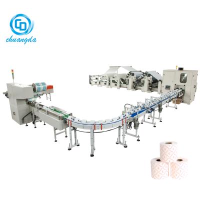 China Factory CDH-2600-YE full automatic toilet paper rewinding machine, toilet paper roll production line, toilet paper machine for sale