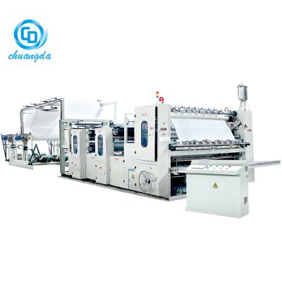 China CDH-200-6L factory drawing facial tissue paper machine, facial tissue machine, paper product making machinery for sale