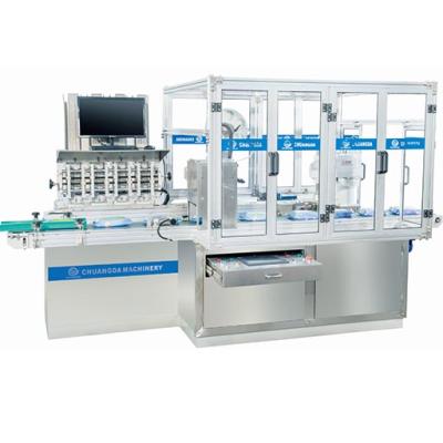 China Factory DJ: CD-650 Mitsubishi Fully Automatic Wet Wipes Lid Applicator (scara robot) for sale