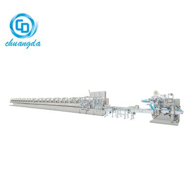 China Factory FULL AUTO HIGH SPEED WET RAG 20LINE MACHINE for sale