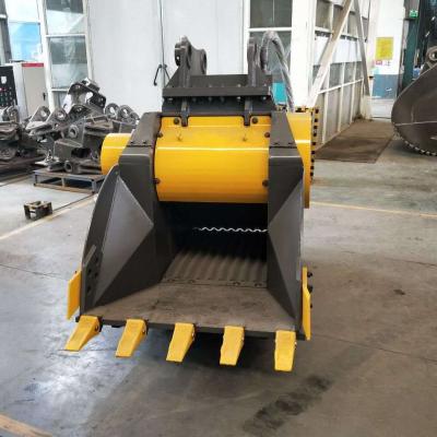 China Cultivate RSBM Rock Crusher Concrete Bucket For Excavator for sale